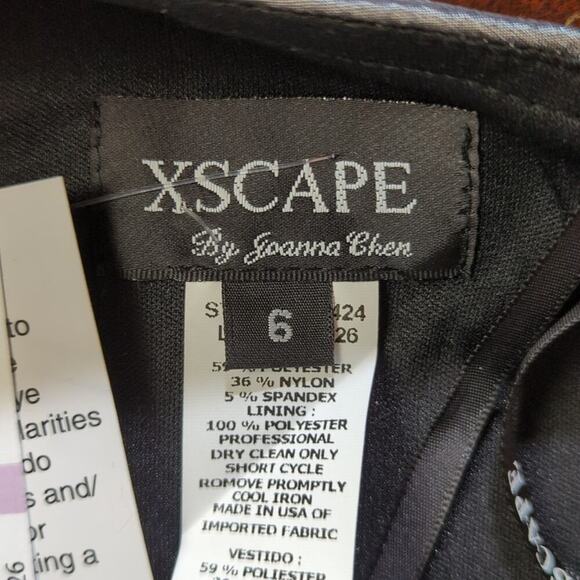 Xscape by Joanna Chen NWT One Shoulder Dress - Picture 7 of 10